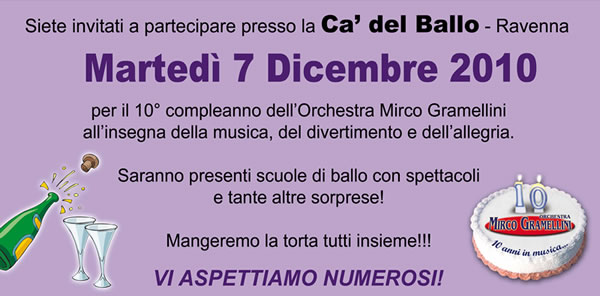 Orchestra Mirco Gramellini - (clicca sulla foto per entrare)